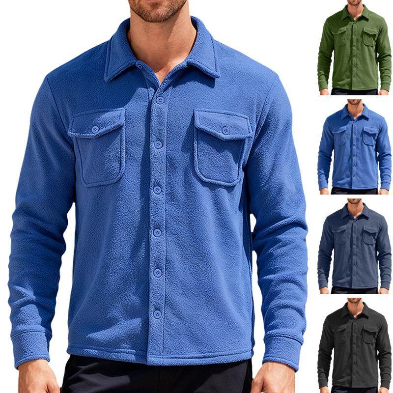 Hunting Outdoor Brands - 남성용 아웃도어 캐주얼 플리스 안감 작업복