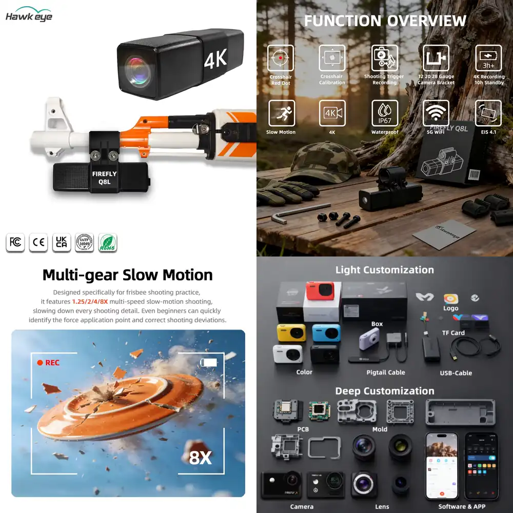 Outdoor Hunting Camera Wireless - OEM 4K 사냥 카메라 파이어플라이 Q8