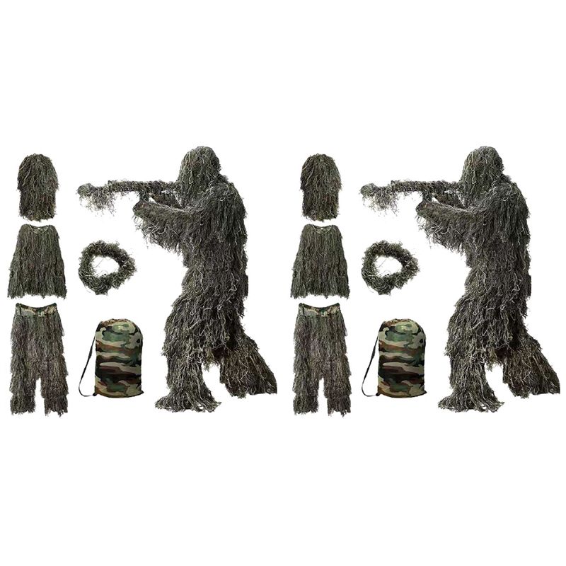 Hunting Outdoor Apparel - AEF6-2X 5 in 1 길리슈트, 3D