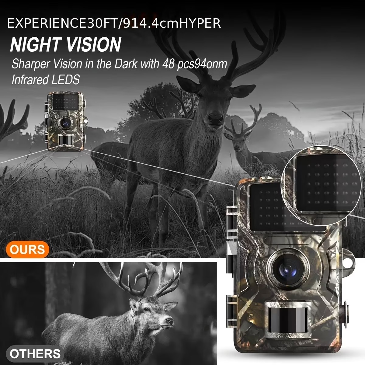 야외 사냥 트레일 카메라 1080P PIR 15M 사냥 - Outdoor Hunting Camera Wireless 리뷰 및 가격