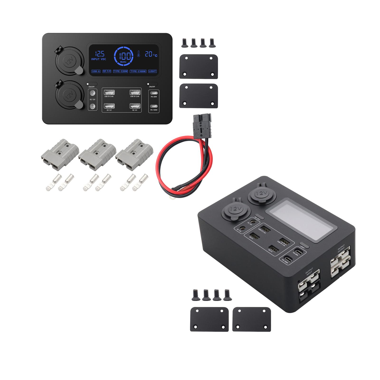 12V 미니 파워 박스 차량용 컴팩트 충전기, 최대 6 - Outdoor Hunting Vehicle 리뷰 및 가격