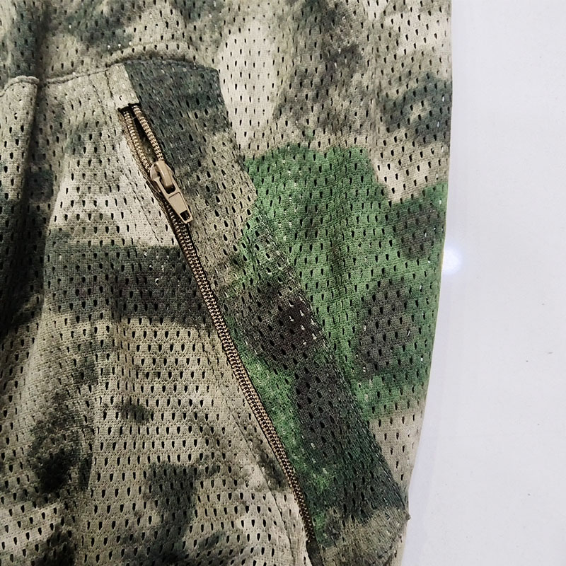여름용 시원한 메쉬 위장복 후드 지퍼 앞면 통기성 야외 - Hunting Outdoor Apparel 리뷰 및 가격