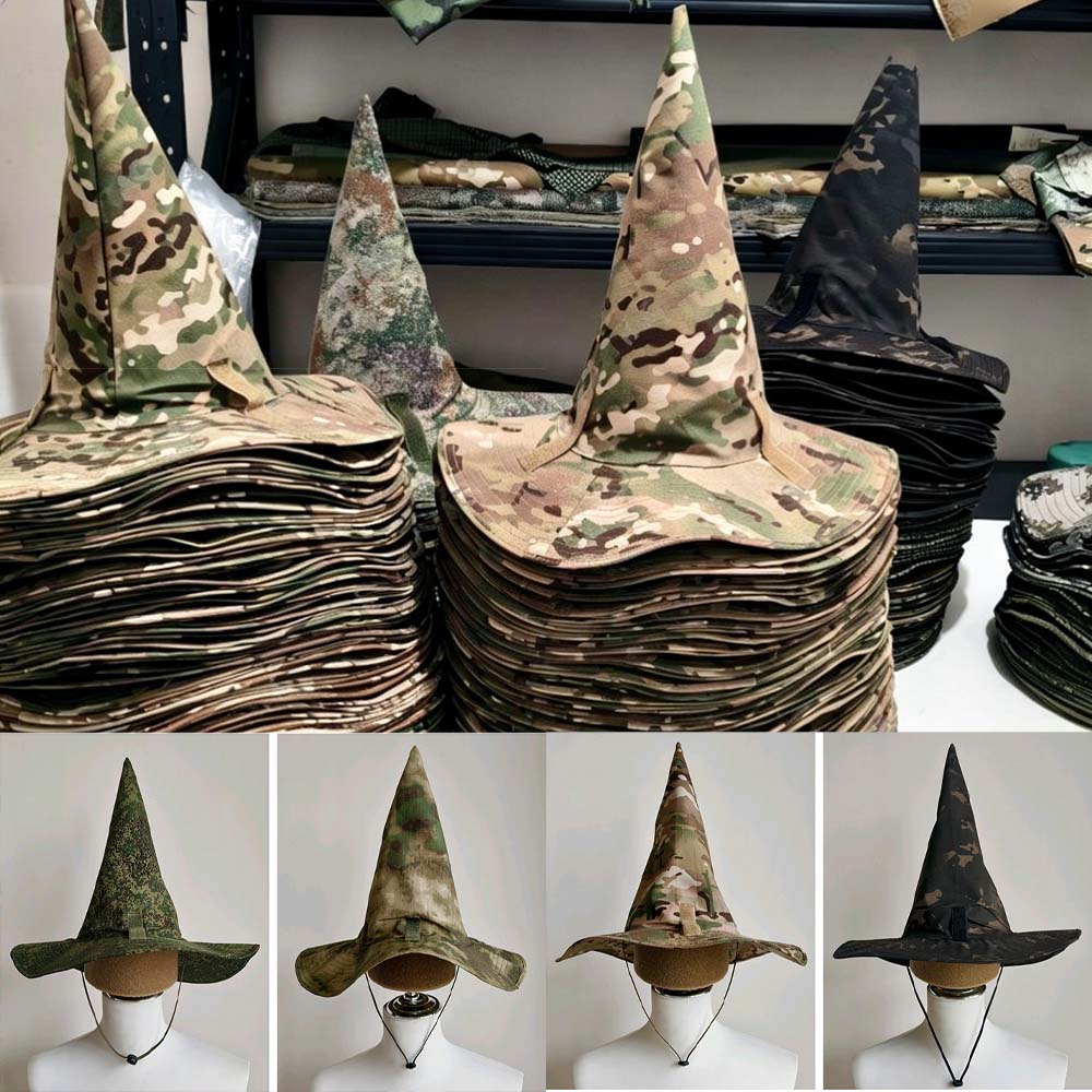 마법 마법사 모자 전술 위장 사냥 부니햇 에어소프트 마 - Hunting Outdoor Hats 리뷰 및 가격