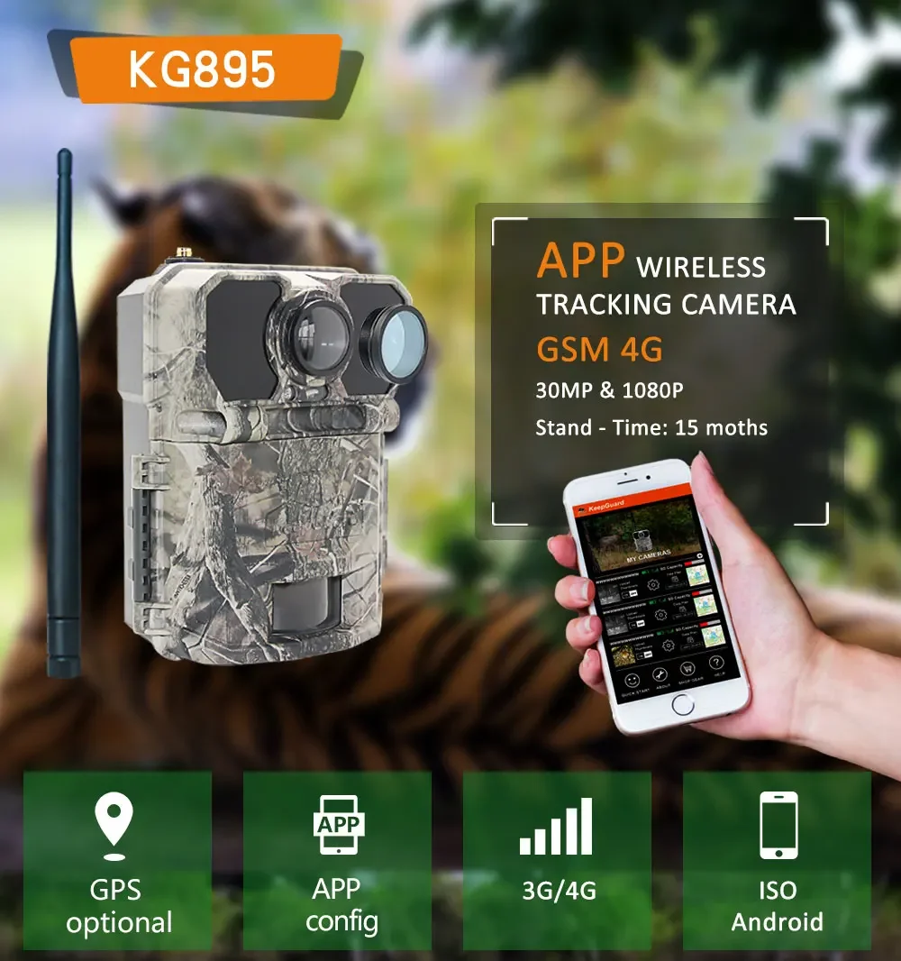 4G 사냥용 트레일 카메라 30MP/1080P 무선 야 - Outdoor Hunting Camera Wireless 리뷰 및 가격