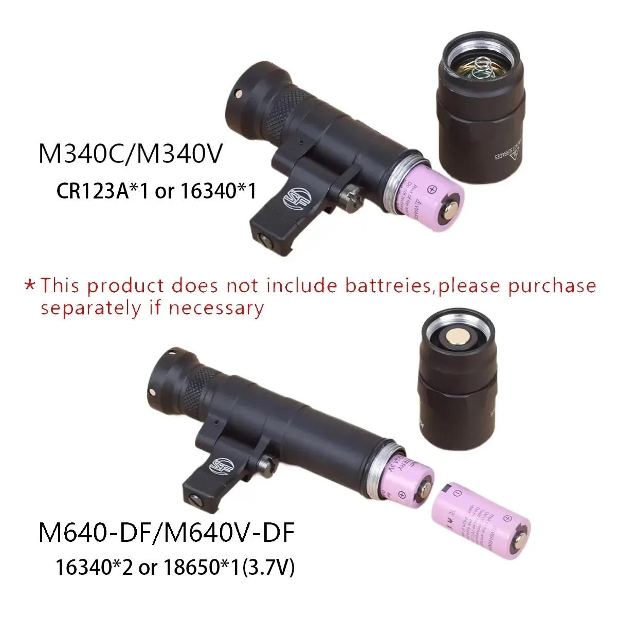 Surefir M600 M340 DF M640 SF 손 - Hunting And Outdoor Shop 리뷰 및 가격