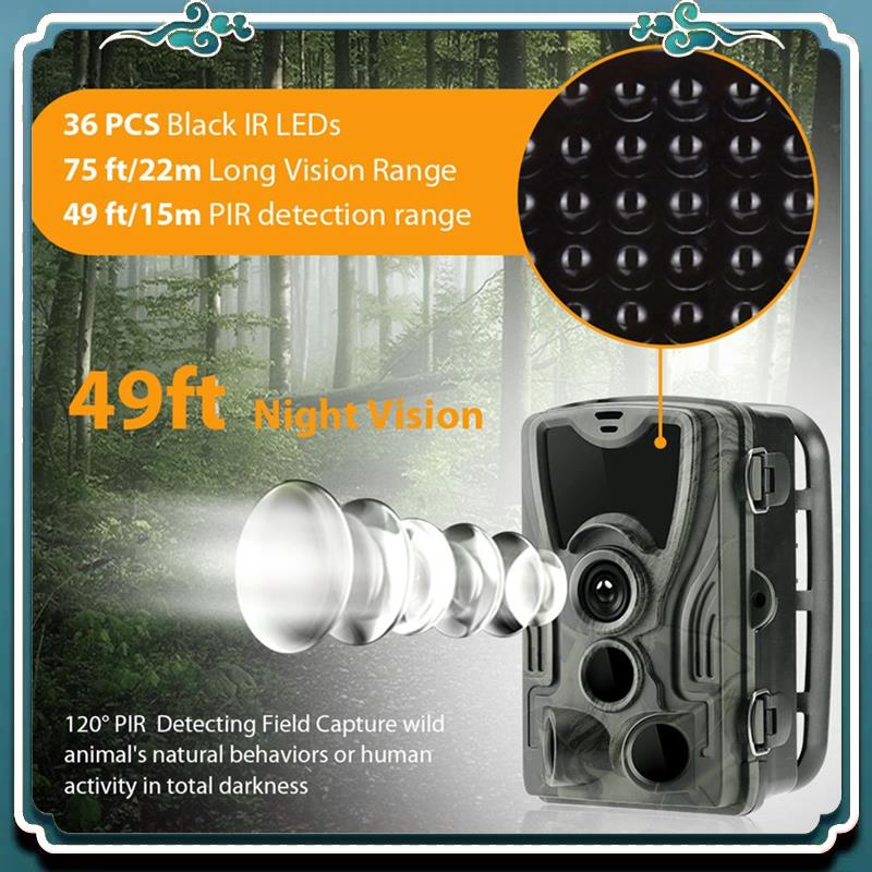 야생동물 사냥 카메라 HC-801A 4K UHD 36M - Outdoor Hunting Camera Wireless 리뷰 및 가격
