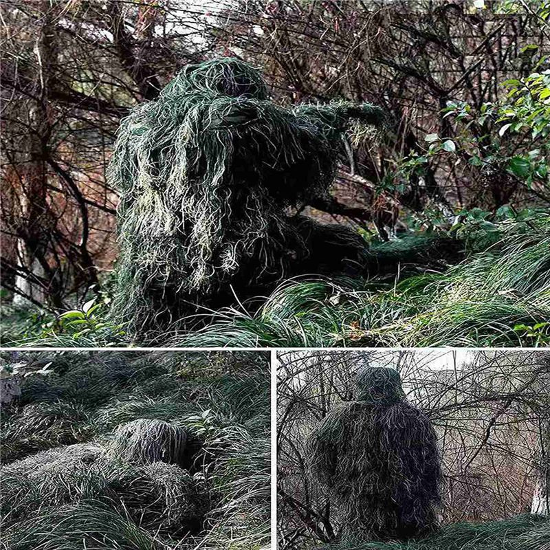 AEF6-2X 5 in 1 길리슈트, 3D 위장 야외  - Hunting Outdoor Apparel 리뷰 및 가격