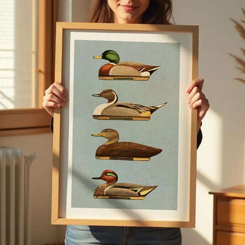 야외 포스터 벽 장식 홈 오피스 데코 자연 벽 예술 사 - Outdoor Hunting Paintings 리뷰 및 가격